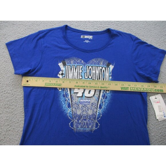 NASCAR for her Jimmie Johnson Shirt Women's Large 48 Hendrick Racing Motorsports - Picture 6 of 8